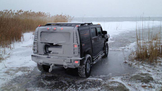 Illustration for article titled What Made You Think The Second Hummer Wouldn't Also Fall Through The Ice?